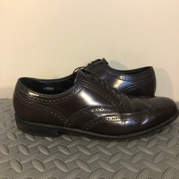 Florsheim Mens Lexington Oxford Wingtip Dress Shoe - Picture 2 of 8